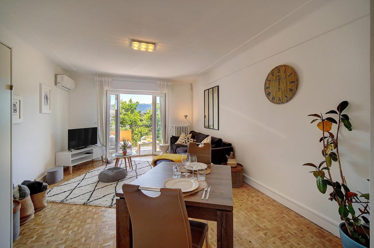 Elisa - Traversant - Terrasse - Verriere Cote D'Azur คานส์ ภายนอก รูปภาพ